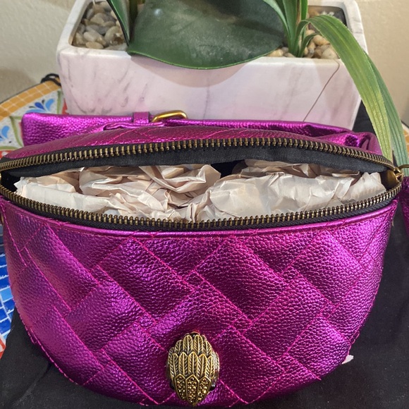 Kurt Geiger Small Kensington Soft Quilted Leather Belt Bag - Picture 7 of 13